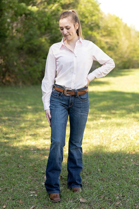 Women's VentTek Stretch Shirt, Strawberry Stripe - Jeffers - Farm & Ranch Supplies > Apparel & Accessories