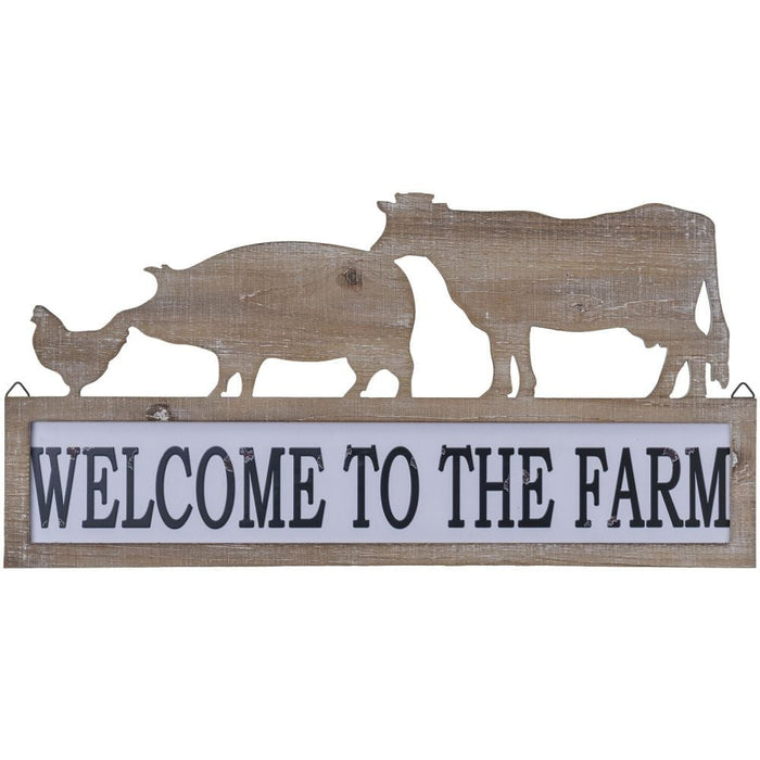 Wooden Farm Welcome Sign - Jeffers - Home Goods & Gifts > Home Decor and Candles for Home Improvement