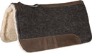 Wool Contoured Saddle Pad with Fleece Bottom, 32' x 31' - Jeffers - Horse Supplies > Horse Tack > Saddle Pads & Blankets