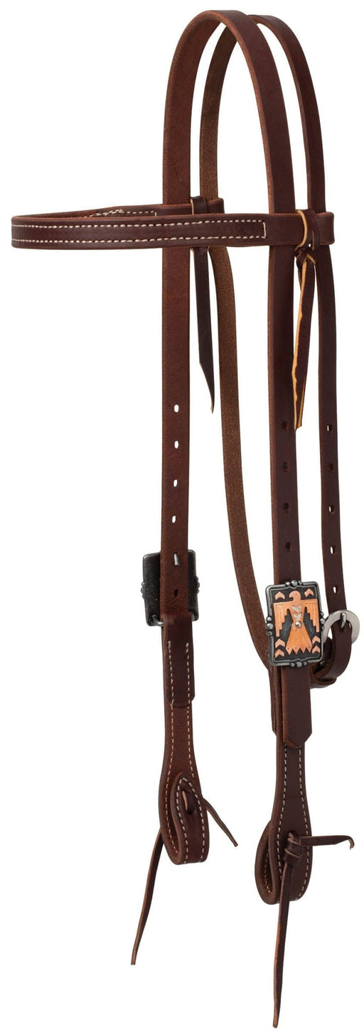 Working Tack Thunderbird Browband Headstall - Jeffers - Horse Supplies > Horse Tack > Bridles & Headstalls