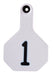 Y-Tex Numbered Cattle Ear Tag ID, Medium - White 51-75 