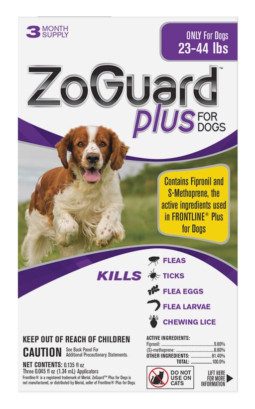 ZoGuard Plus for Dogs, 3 pack - Jeffers - Animal Health & Wellness > Flea & Tick Control