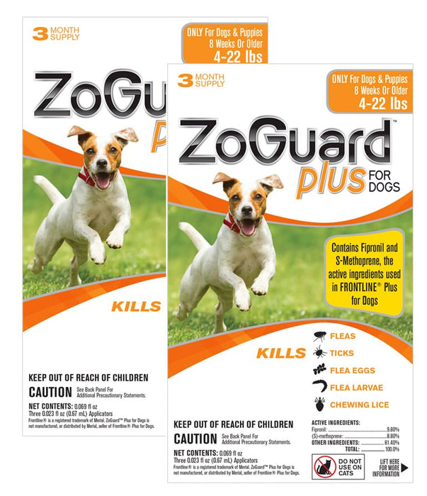 ZoGuard Plus for Dogs, 6 pack - Jeffers - Animal Health & Wellness > Flea & Tick Control