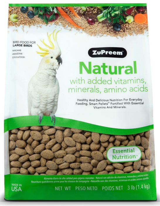 ZuPreem Natural Premium Daily Bird Food - Jeffers - Bird Supplies > Bird Supplies