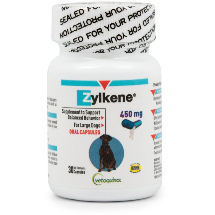 Zylkene Capsules, 450mg, 30 Capsules - Jeffers - Animal & Pet Supplies > Pet Training Aids