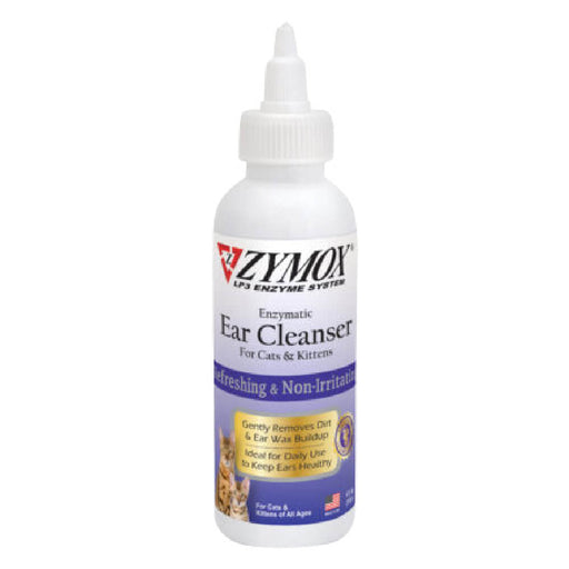 Zymox Cat/Kitten Ear Cleanser, 4 oz - Jeffers - Animal Health & Wellness > Ear Care