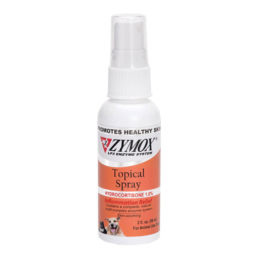 Zymox Topical Spray with Hydrocortisone, 2 oz - Jeffers - Animal Health & Wellness > Skin & Coat Care